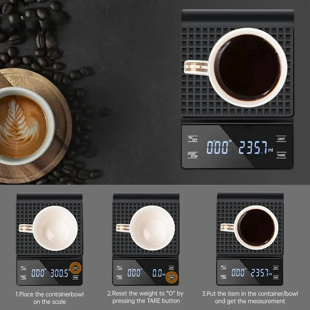 Kitchen Baking Scale - Smart Coffee Electronic Scale High Precision
