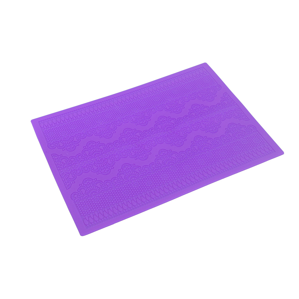 Kitchen Baking Tools - 1pcs Silicone Mat Purple Food-Grade Cake