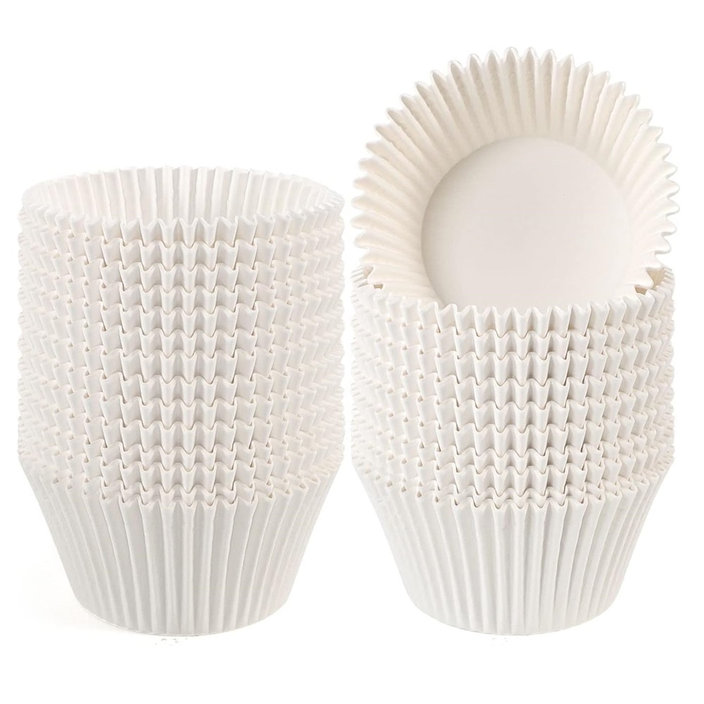Kitchen Paper For Baking - 200pcsWhite Cupcake Liners Non-Stick Baking Cups