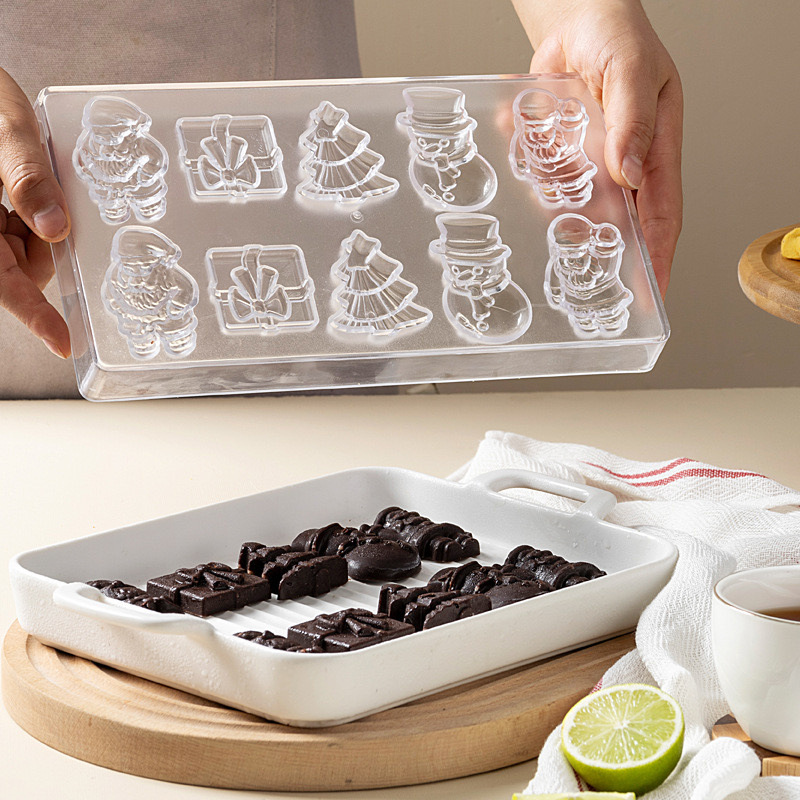 Kitchen Baking Supplies - Plastic Chocolate Molds PS Transparent Chocolate