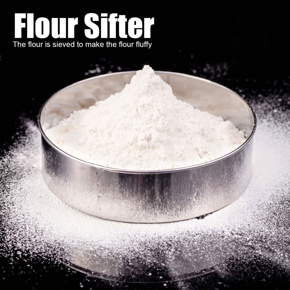 Baking Powder Kitchen - 6PCS Stainless Steel Flour Sifter Set