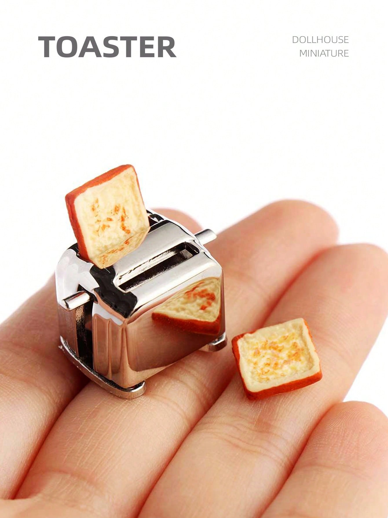 1:12 Dollhouse Miniature Toast - đánh giá và giá Miniature Baking Kitchen
