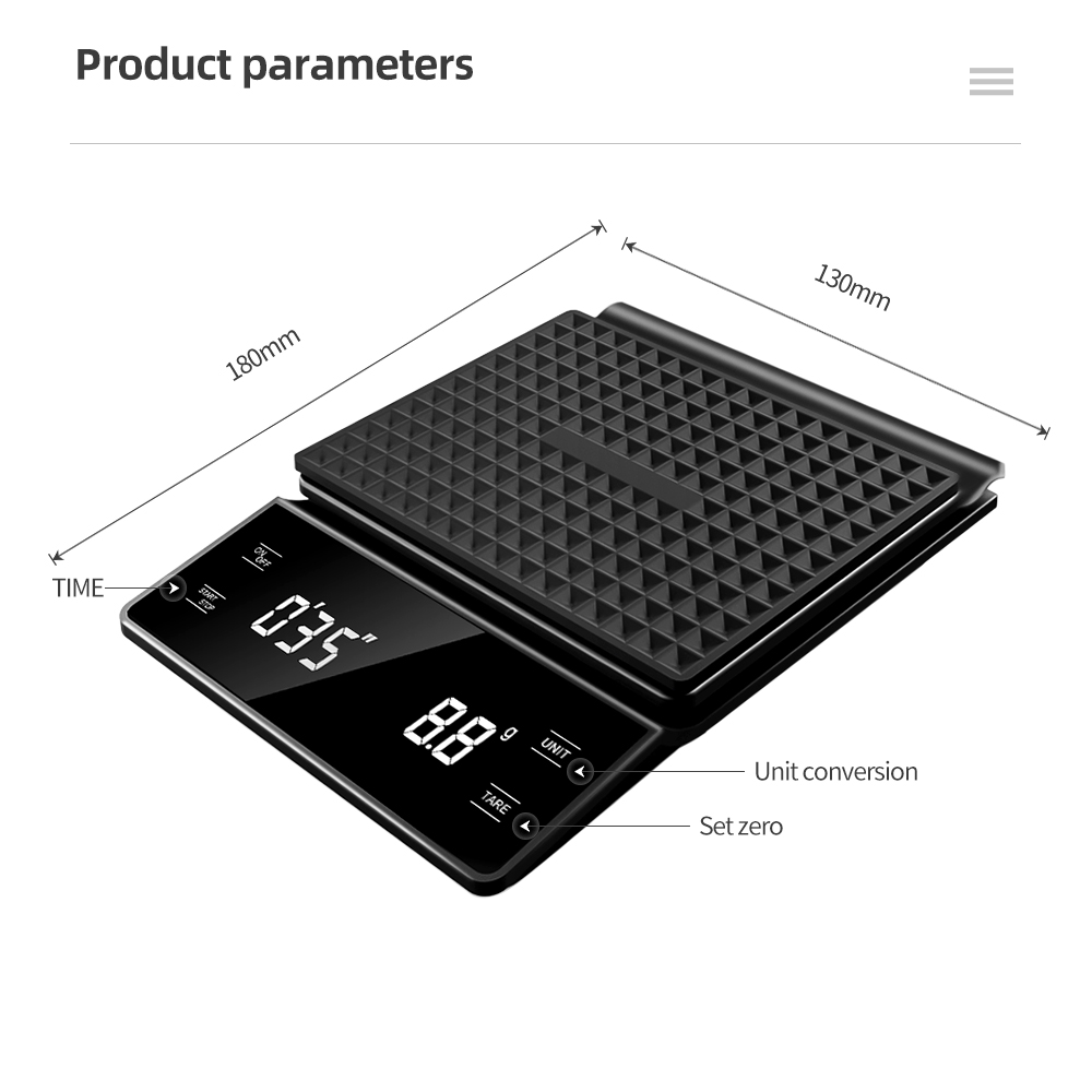 Smart Coffee Electronic Scale  - đánh giá và giá Kitchen Baking Scale