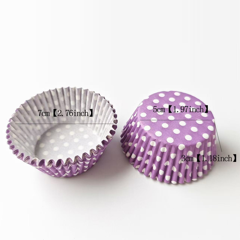 100Pcs Polka Dot Cake Paper Li - đánh giá và giá Kitchen Baking Mat