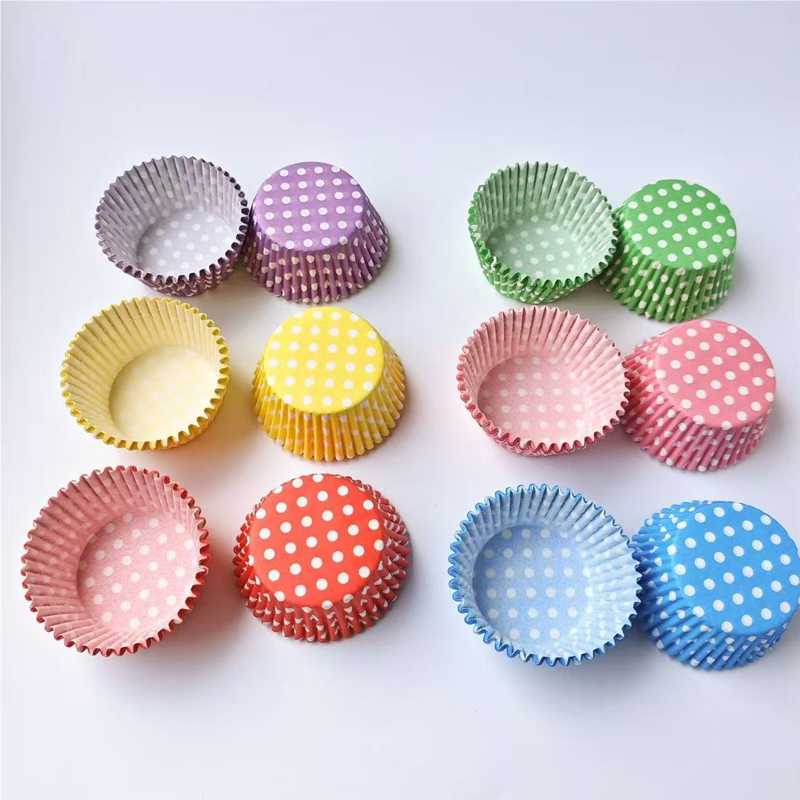 100Pcs Polka Dot Cake Paper Li - đánh giá và giá Kitchen Baking Mat