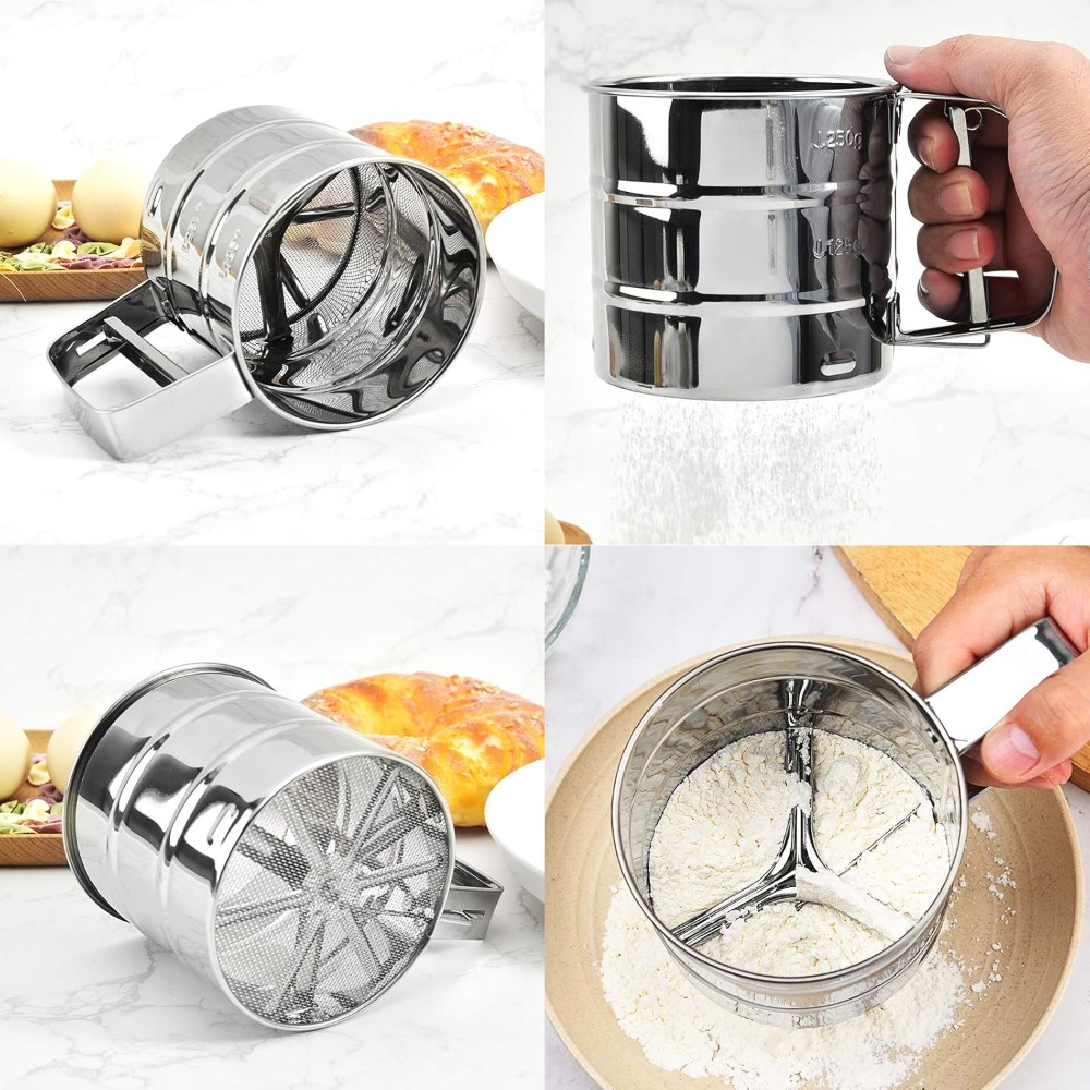 Flour Sieve, Coffee Powder Sie - đánh giá và giá Baking Powder Kitchen