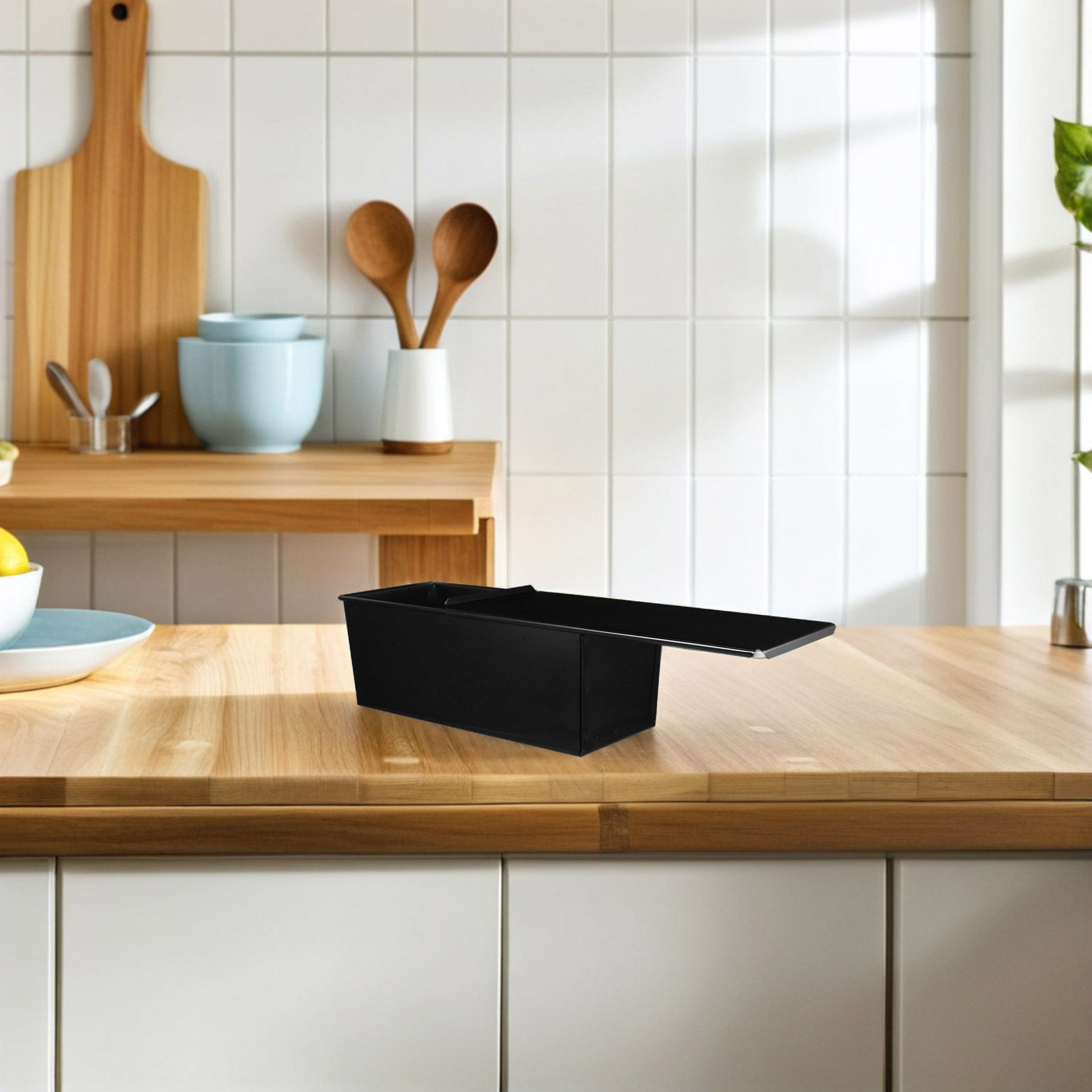 1Pcs Black Loaf Pan with Lid N - đánh giá và giá Kitchen Baking Oven