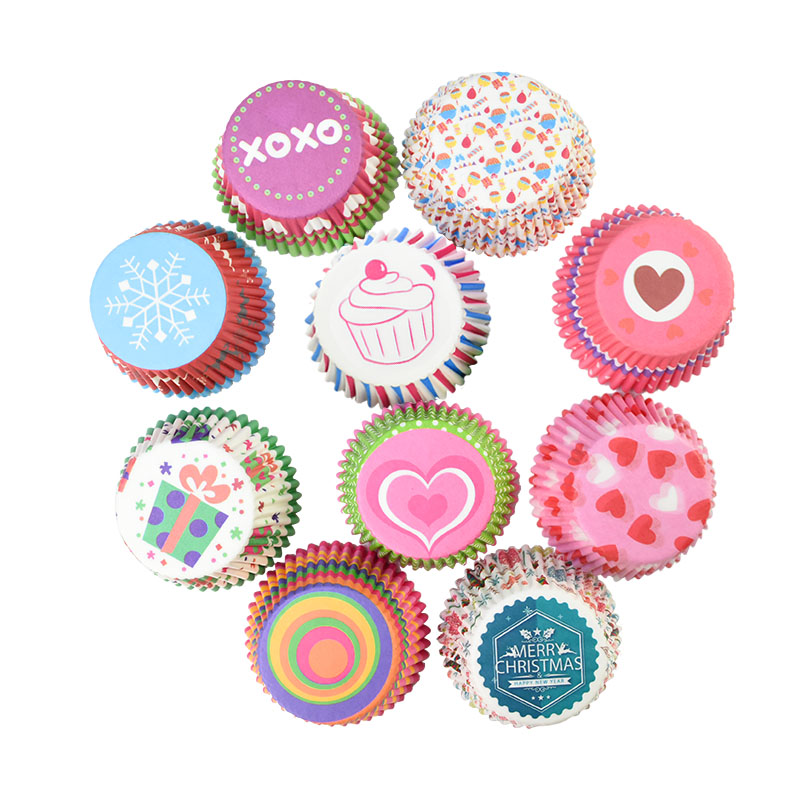 100 Chiếc Muffin Cupcake Giấy  - đánh giá và giá Kitchen Paper For Baking
