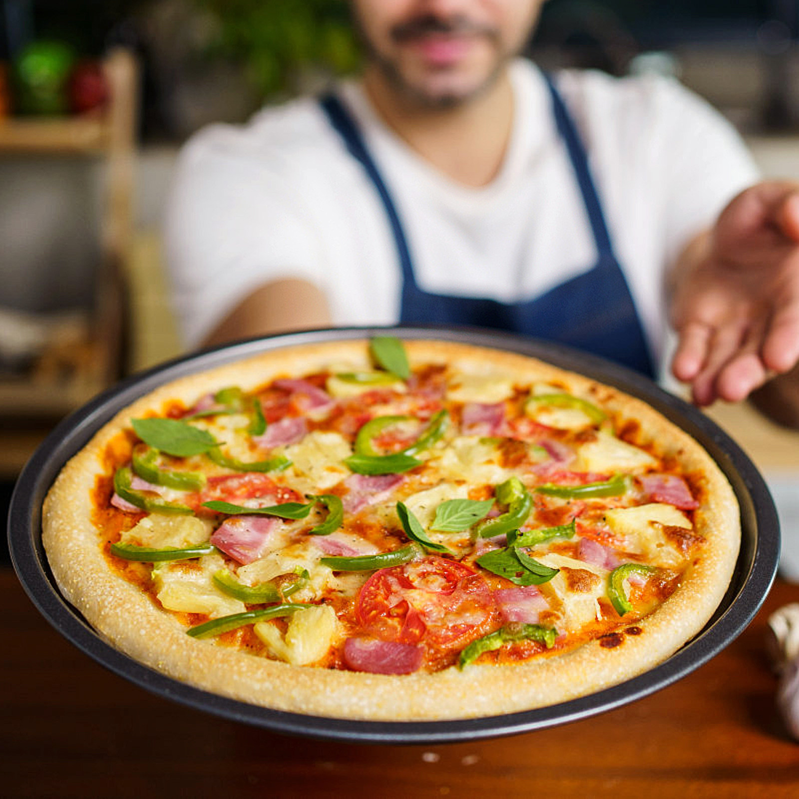 Round Nonstick Pizza Pan Carbo - đánh giá và giá Kitchen Baking Oven