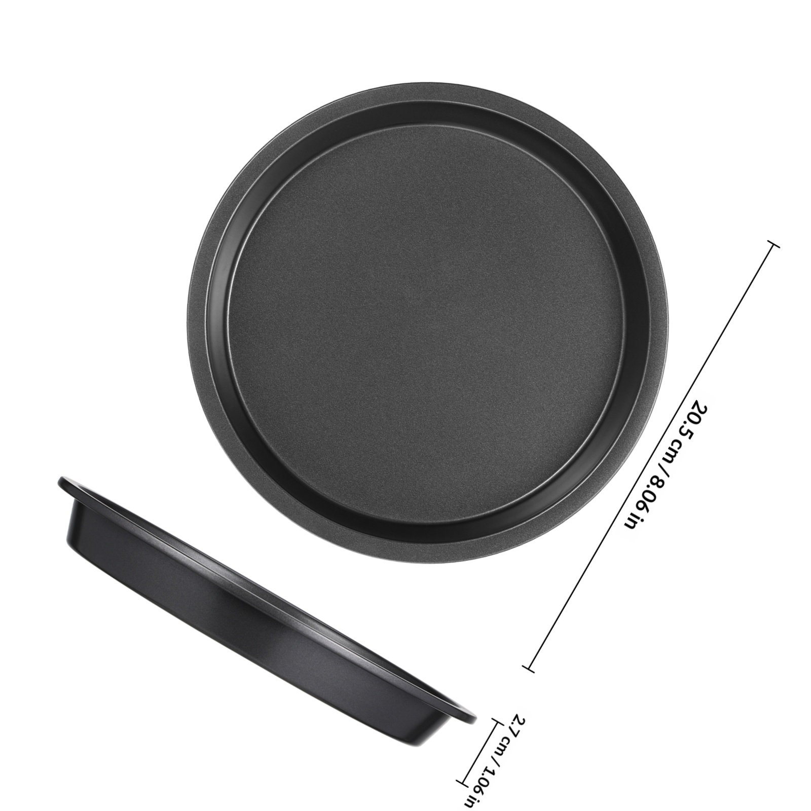Round Nonstick Pizza Pan Carbo - đánh giá và giá Kitchen Baking Oven