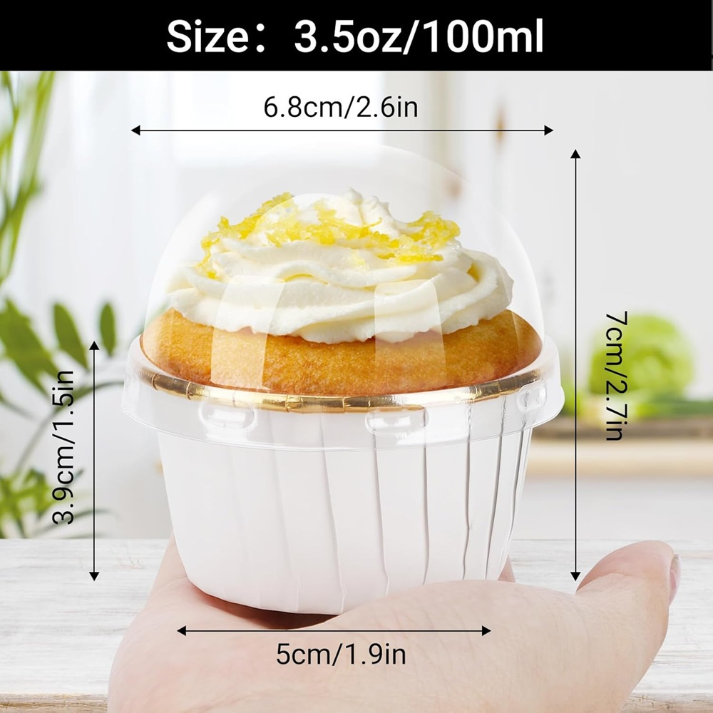 50 pcs Muffins Cup Paper Cupca - đánh giá và giá Kitchen Baking Supplies