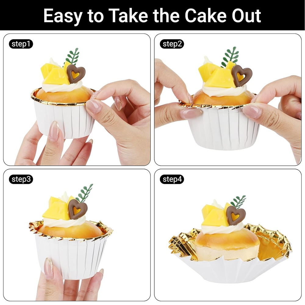 50 pcs Muffins Cup Paper Cupca - đánh giá và giá Kitchen Baking Supplies