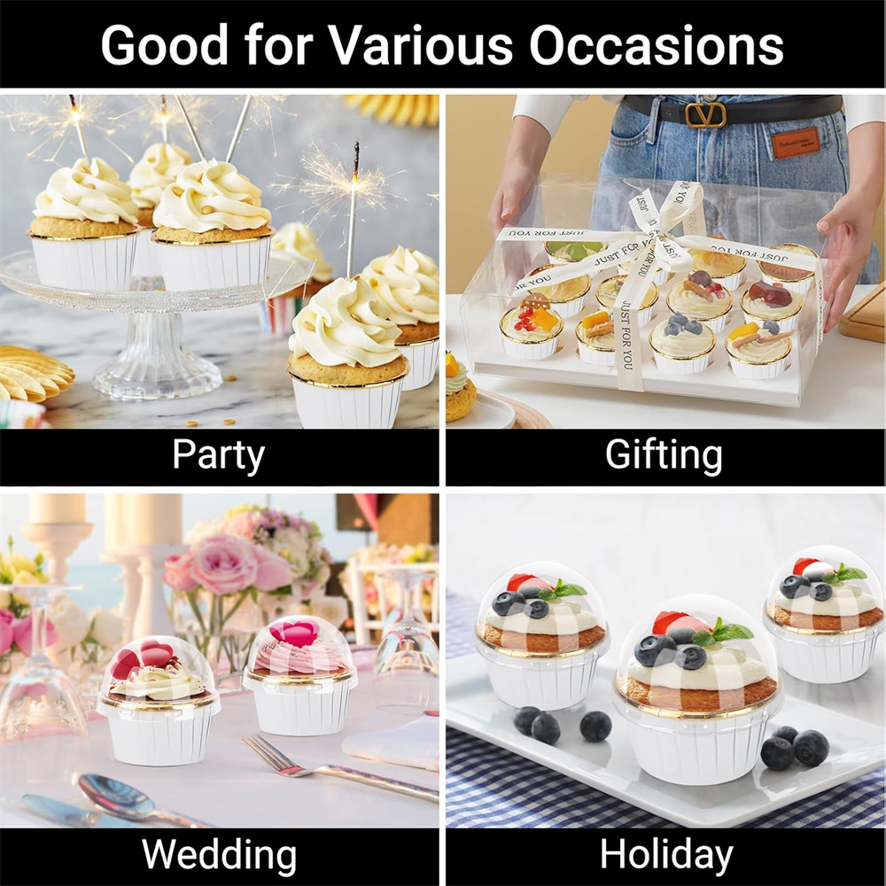 50 pcs Muffins Cup Paper Cupca - đánh giá và giá Kitchen Baking Supplies