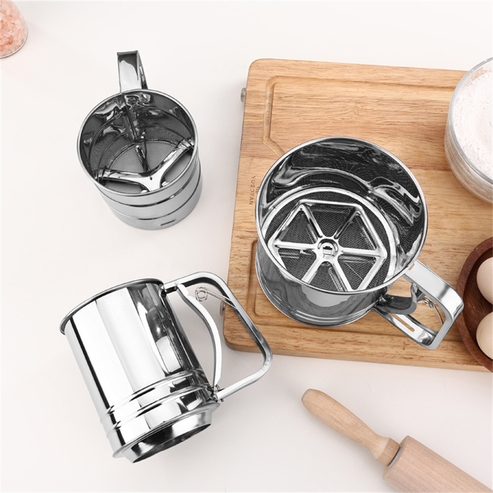 1/2pcs Stainless Steel Flour S - đánh giá và giá Baking Powder Kitchen