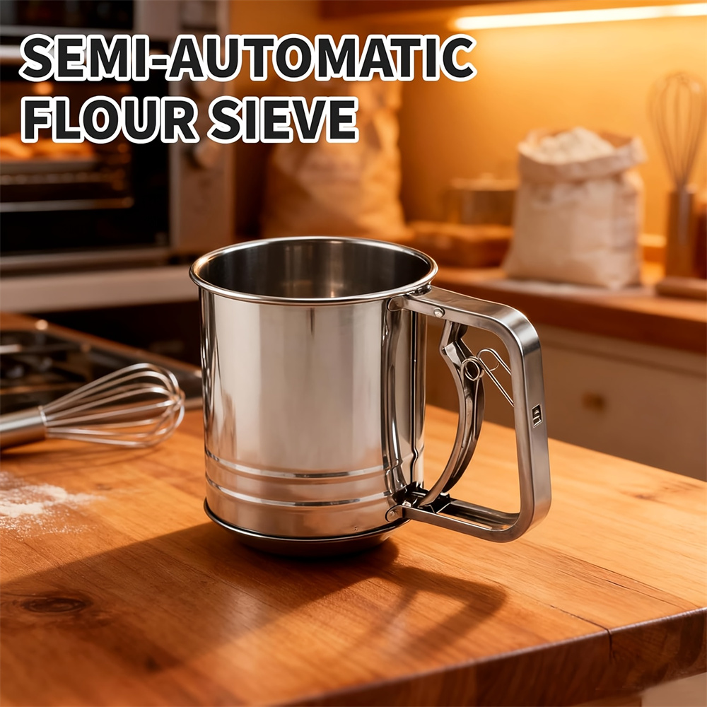 1/2pcs Stainless Steel Flour S - đánh giá và giá Baking Powder Kitchen