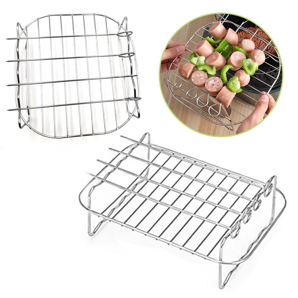 Stainless Steel Air Fryer Bask - đánh giá và giá Kitchen Baking Tray Rack