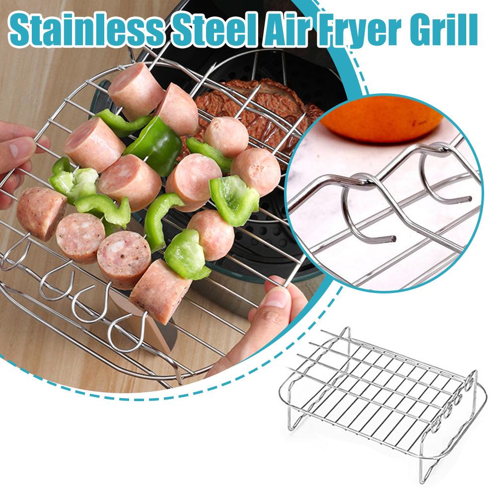 Stainless Steel Air Fryer Bask - đánh giá và giá Kitchen Baking Tray Rack