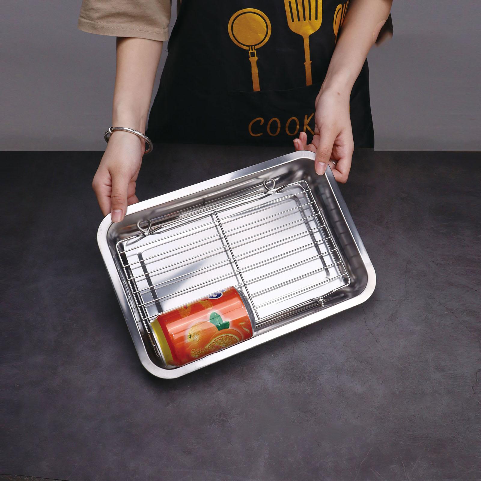 Sheet Pan Stainless Steel Non- - đánh giá và giá Kitchen Baking Tray Rack