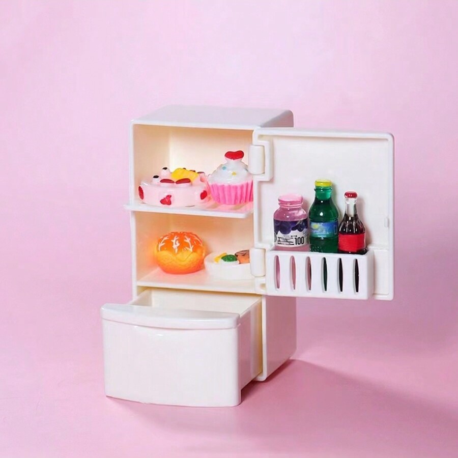 Dollhouse Miniature Refrigerat - đánh giá và giá Miniature Baking Kitchen