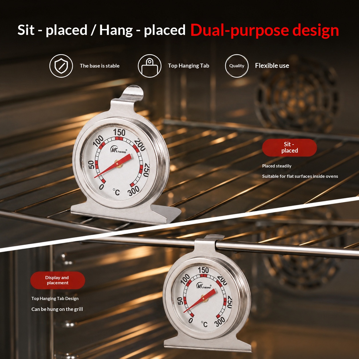 Kitchen Oven Thermometer Food  - đánh giá và giá Kitchen Baking Oven