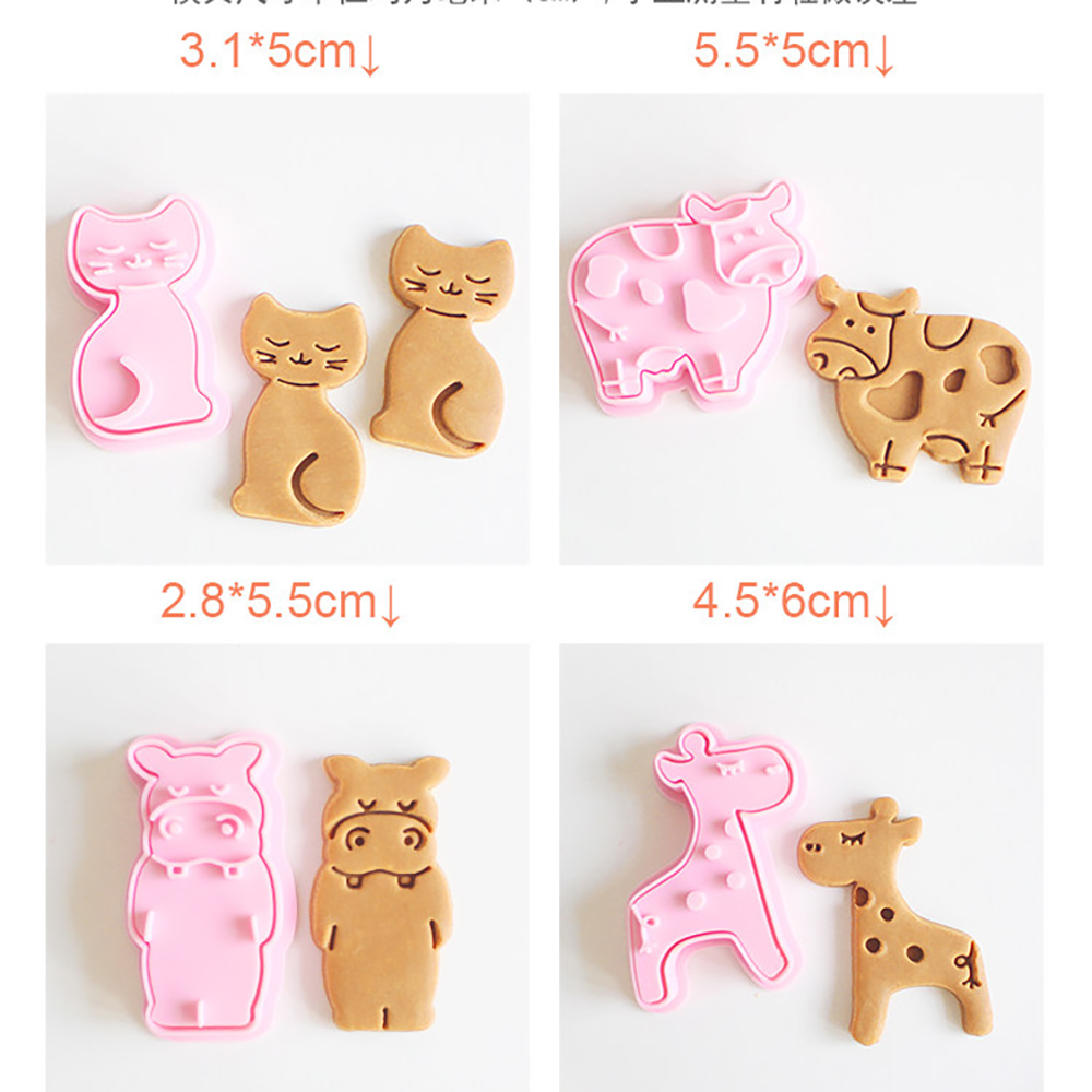 Zoo Animals Cookie Cutters Abs - đánh giá và giá Kitchen Baking Supplies