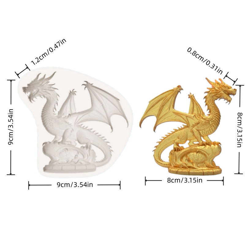 High-Precision Fantasy Dragon- - đánh giá và giá Kitchen Baking Molds