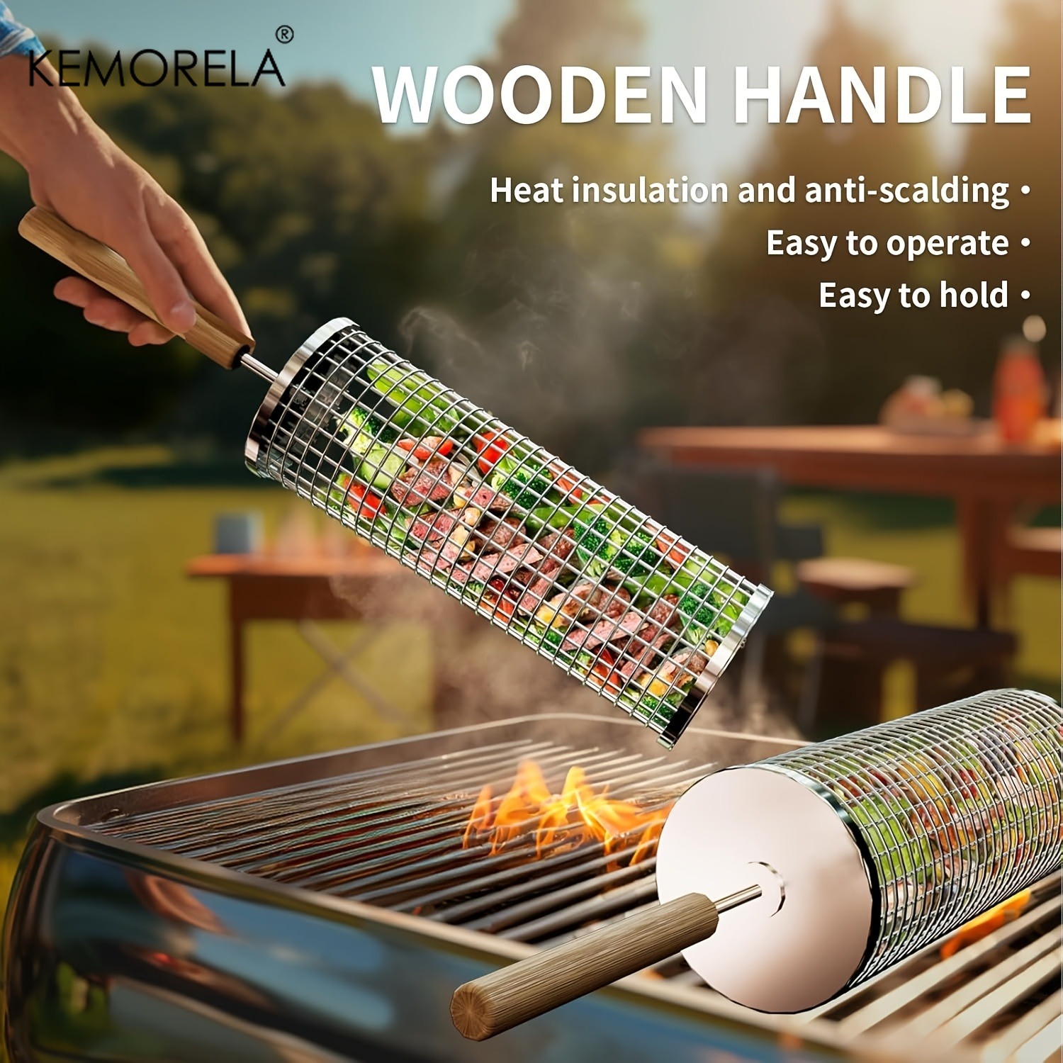 Round Barbecue Grill Basket Se - đánh giá và giá Kitchen Baking Tray Rack