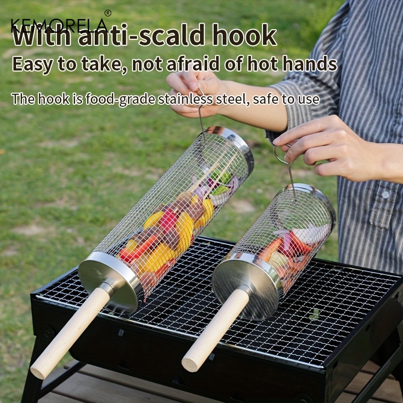 Round Barbecue Grill Basket Se - đánh giá và giá Kitchen Baking Tray Rack