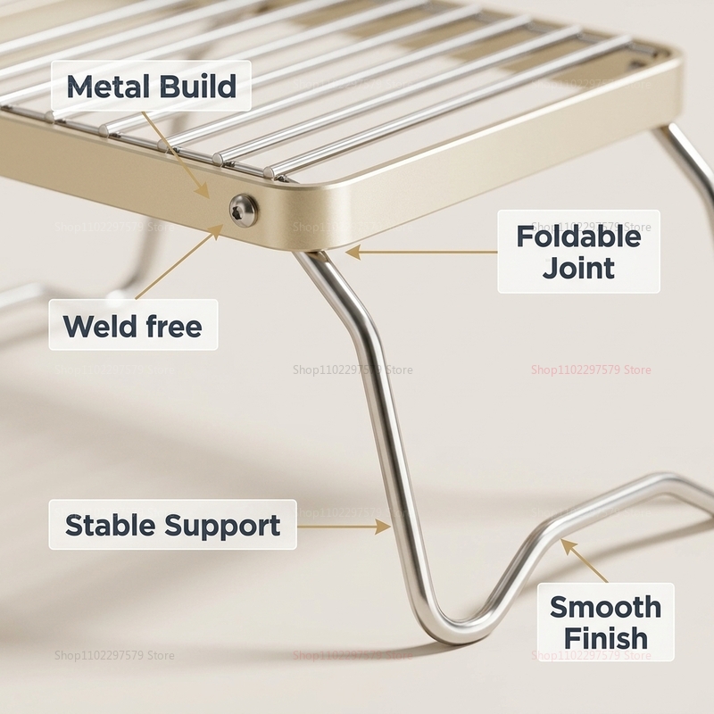 Portable Stainless Steel Folda - đánh giá và giá Kitchen Baking Tray Rack