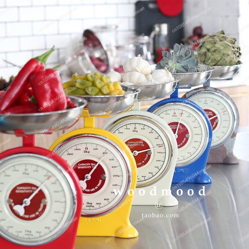Retro metal table scale 2KG 🥰  - đánh giá và giá Kitchen Baking Scale