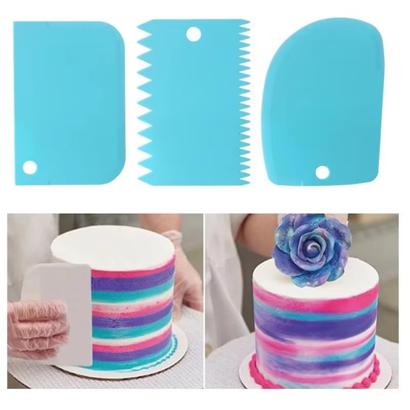 3PCS Cream Scraper Smoother Ir - đánh giá và giá Kitchen Baking Tools