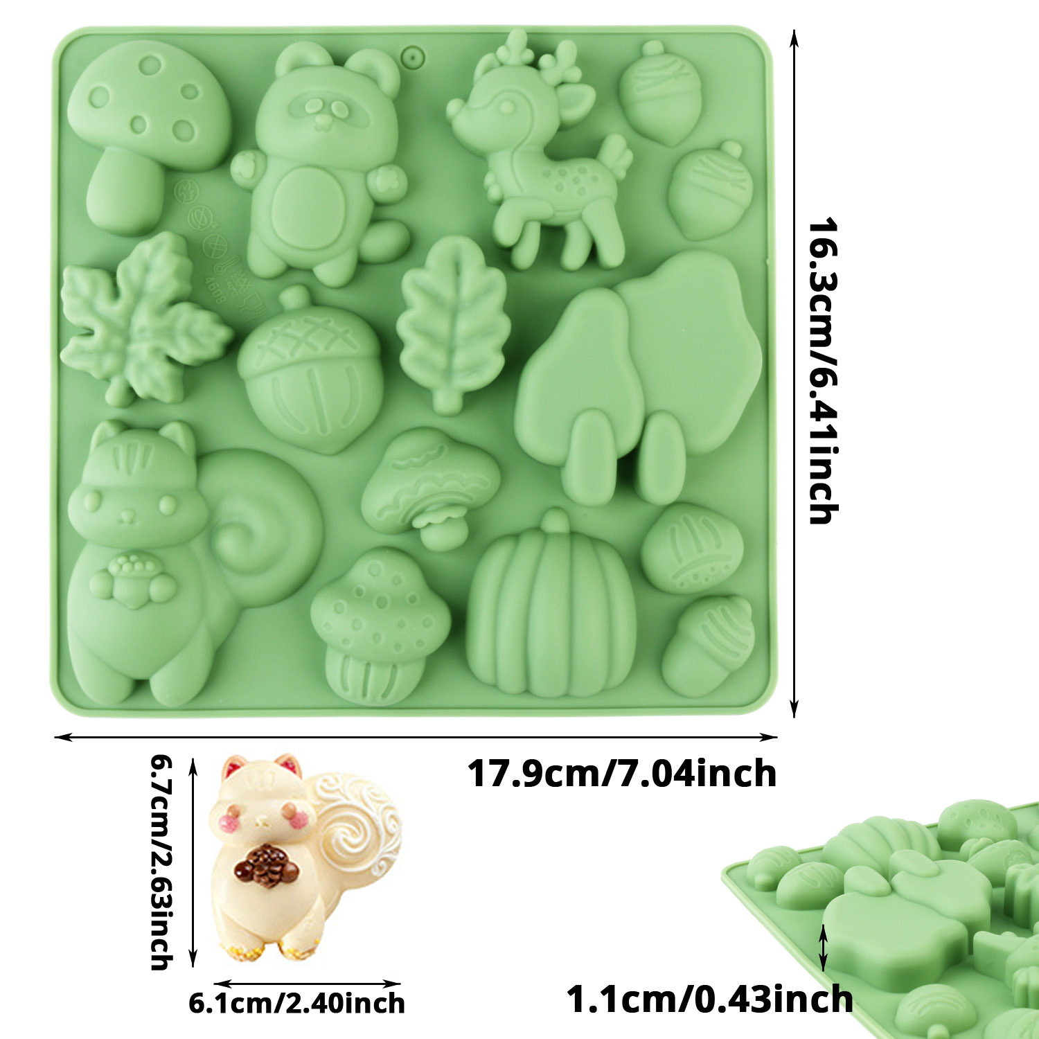 1 Silicone Cake Mold in the Sh - đánh giá và giá Kitchen Baking Molds