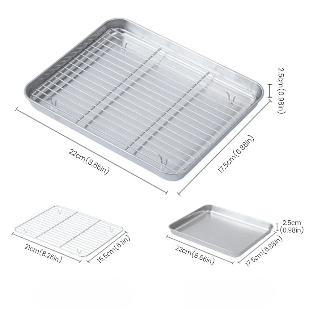 Stainless Steel Baking Sheet w - đánh giá và giá Kitchen Baking Tray Rack