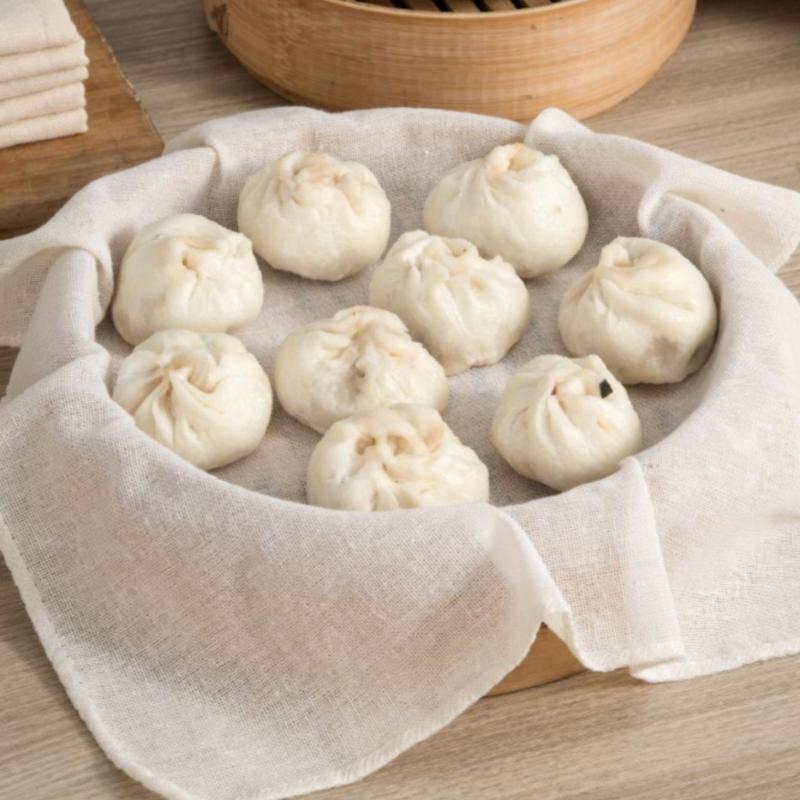 3Pcs Round Pure Cotton Steamer - đánh giá và giá Kitchen Baking Mat