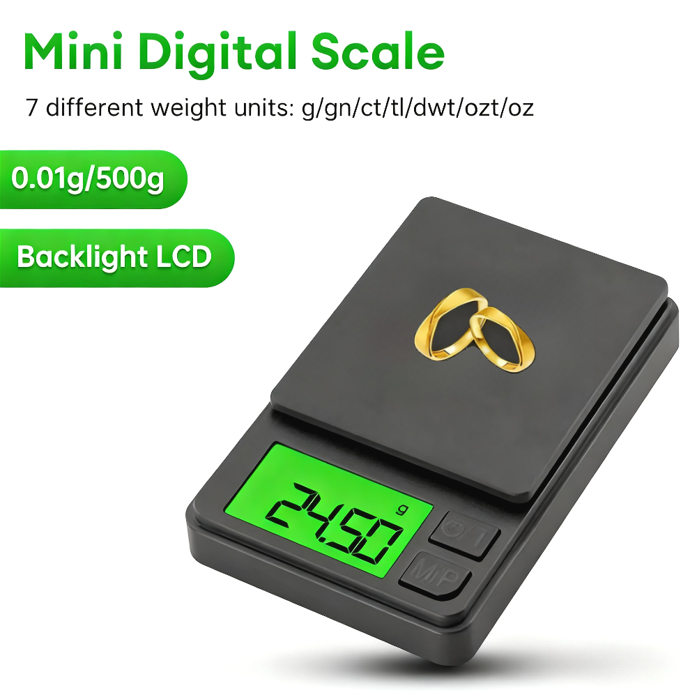 200/500/1000g 0.01g mini digit - đánh giá và giá Kitchen Baking Scale