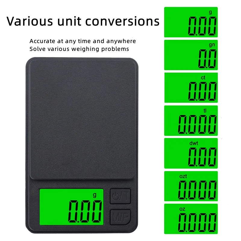 200/500/1000g 0.01g mini digit - đánh giá và giá Kitchen Baking Scale