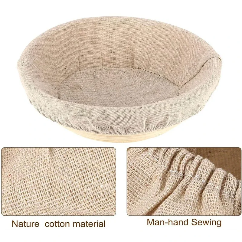 1/3Pcs Bread Basket Liner Clot - đánh giá và giá Kitchen Baking Mat