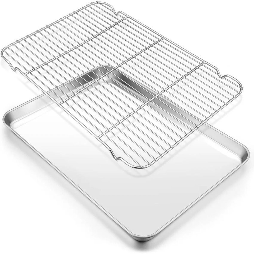 304 Stainless Steel Baking Tra - đánh giá và giá Kitchen Baking Tray Rack