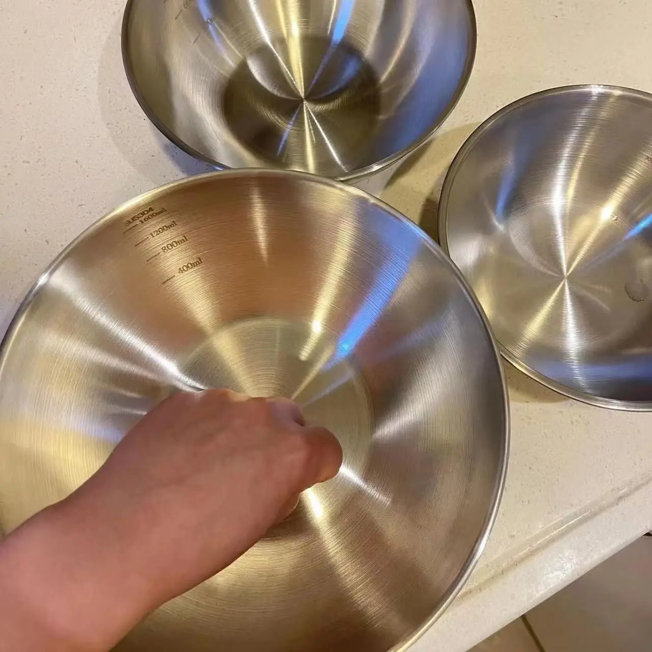 1-3 Stainless Steel Bowl Set w - đánh giá và giá Kitchen Baking Scale