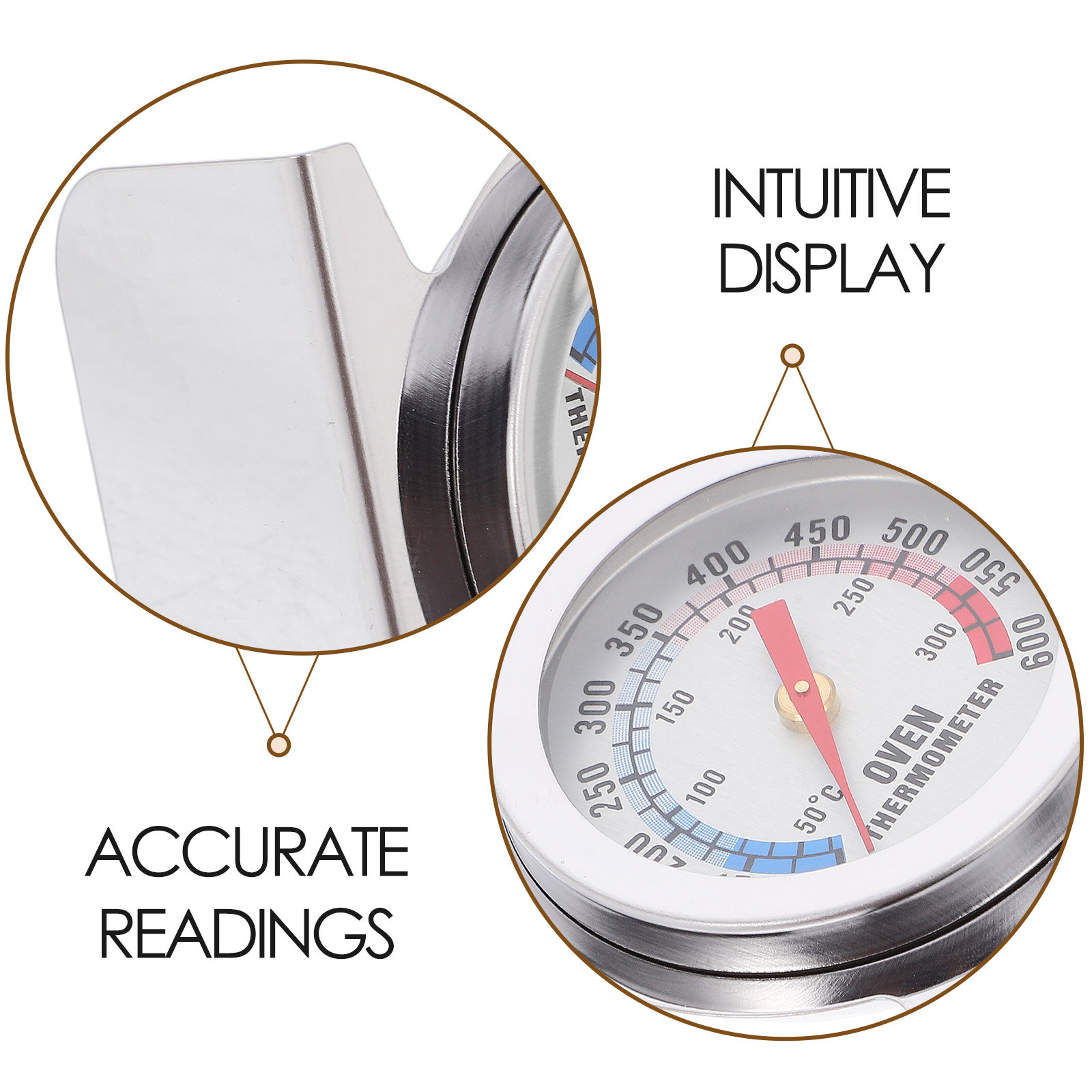 Oven Thermometer Stainless Ste - đánh giá và giá Kitchen Baking Oven