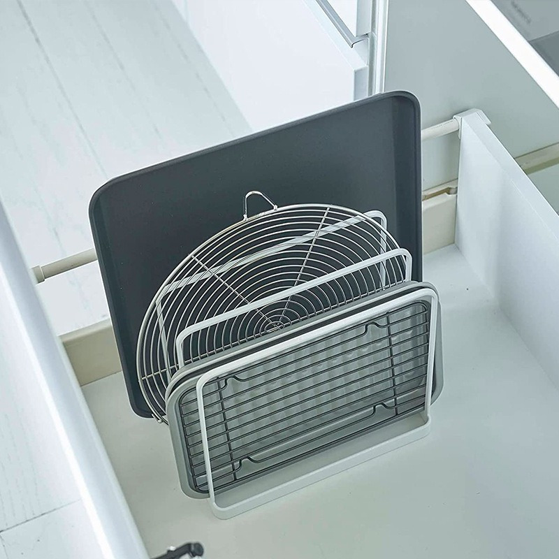 Vertical Cutting Board Rack Fo - đánh giá và giá Kitchen Baking Tray Rack
