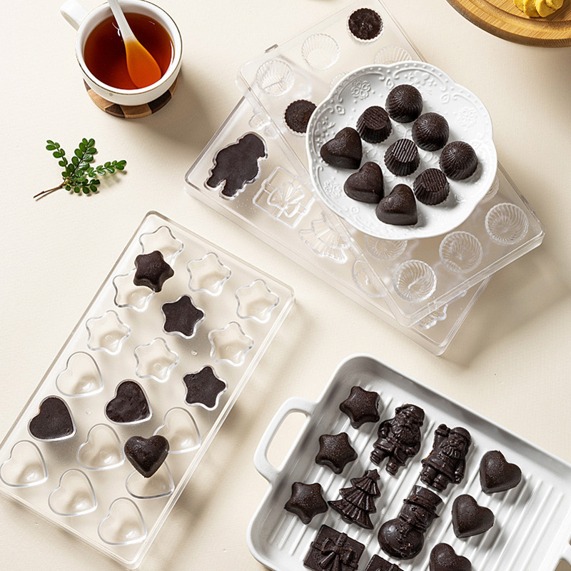 Plastic Chocolate Molds PS Tra - đánh giá và giá Kitchen Baking Supplies