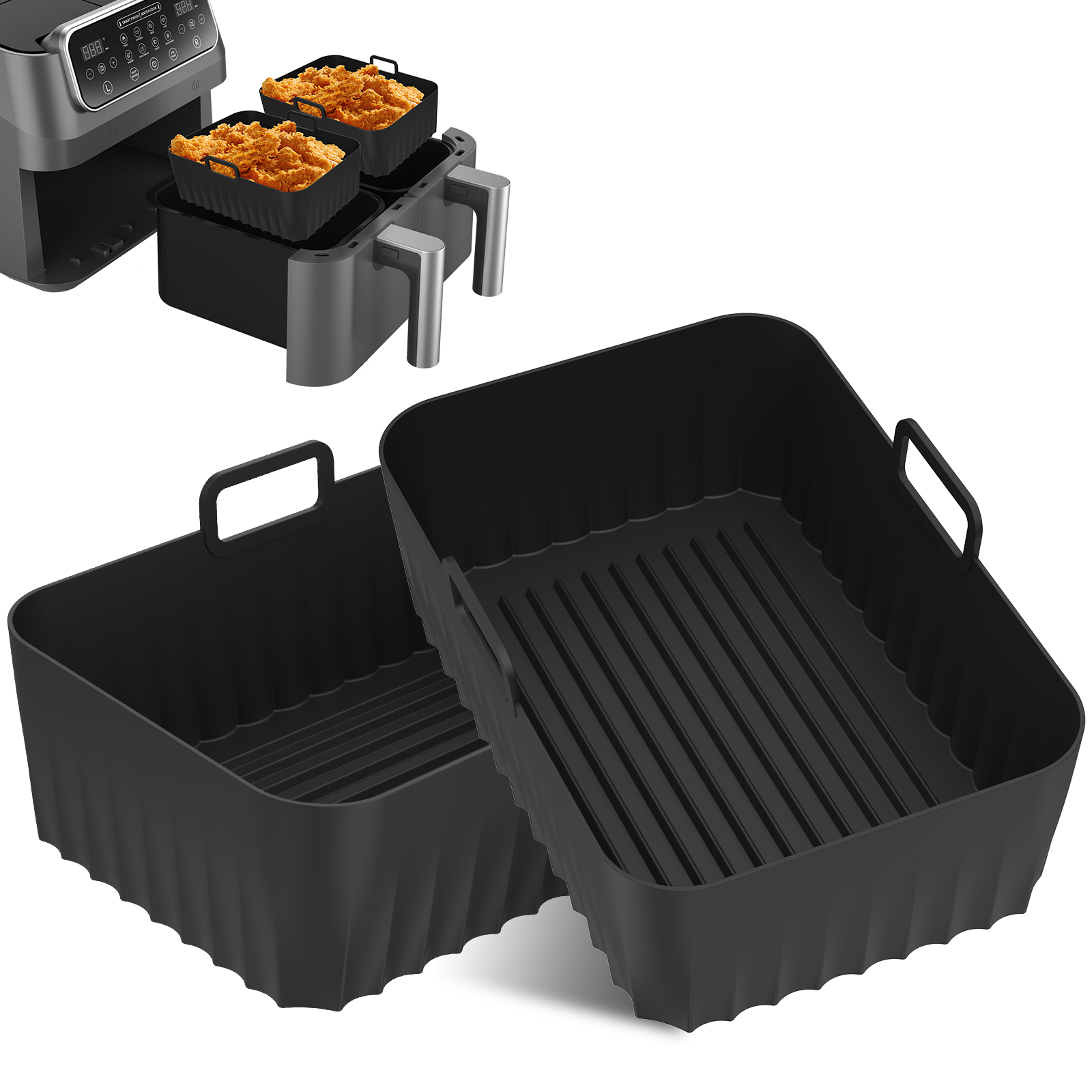 Reusable Silicone Air Fryer Ba - đánh giá và giá Kitchen Baking Oven