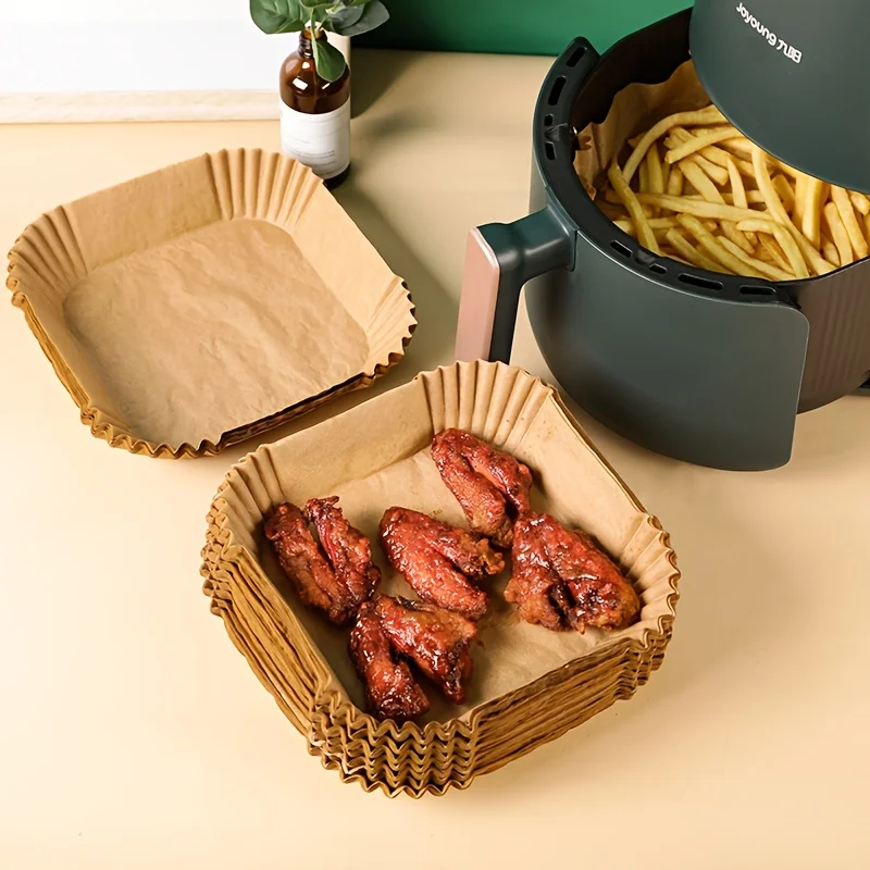 30/50 Pack Air Fryer Paper Squ - đánh giá và giá Kitchen Paper For Baking