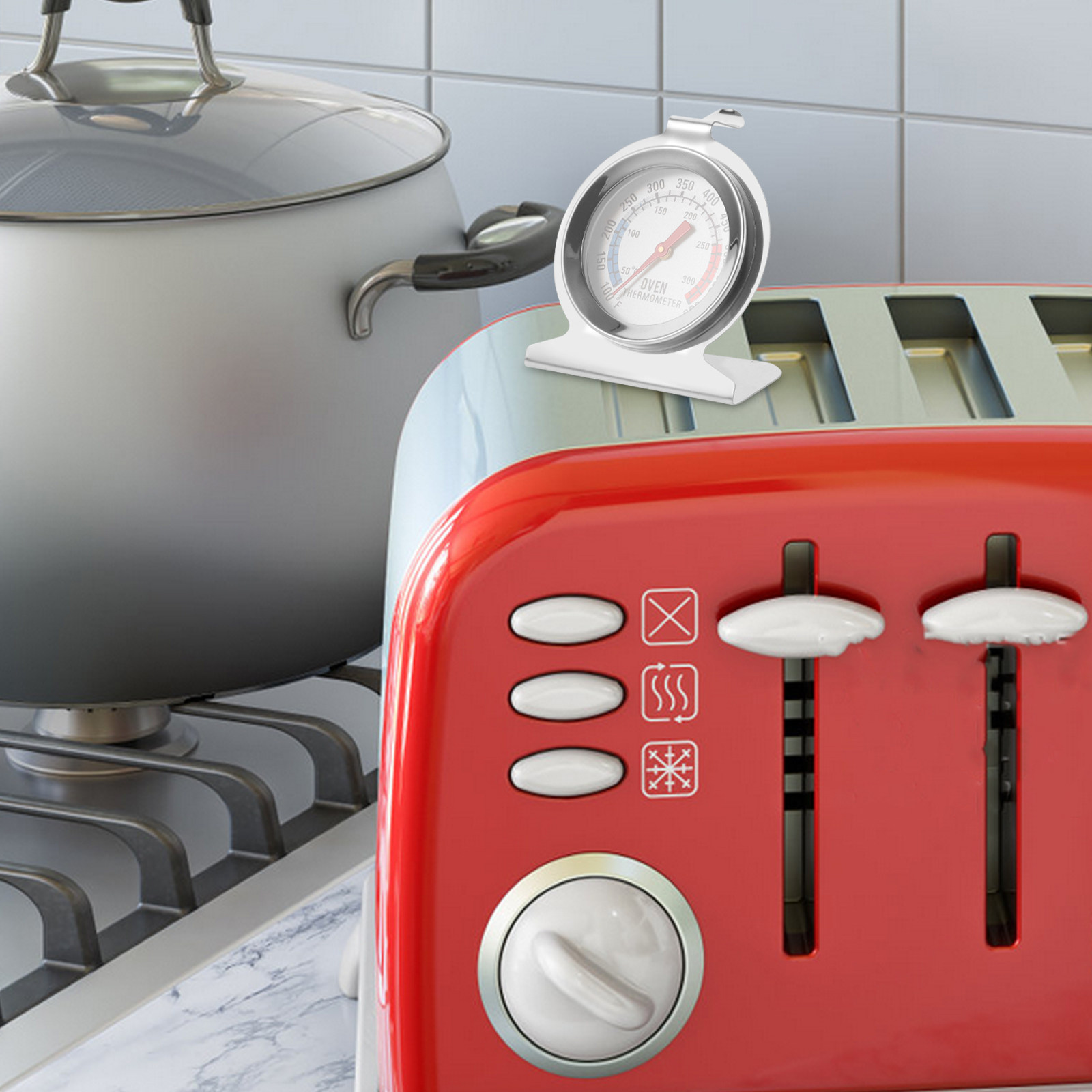 2Pcs Stainless Steel Oven Ther - đánh giá và giá Kitchen Baking Oven