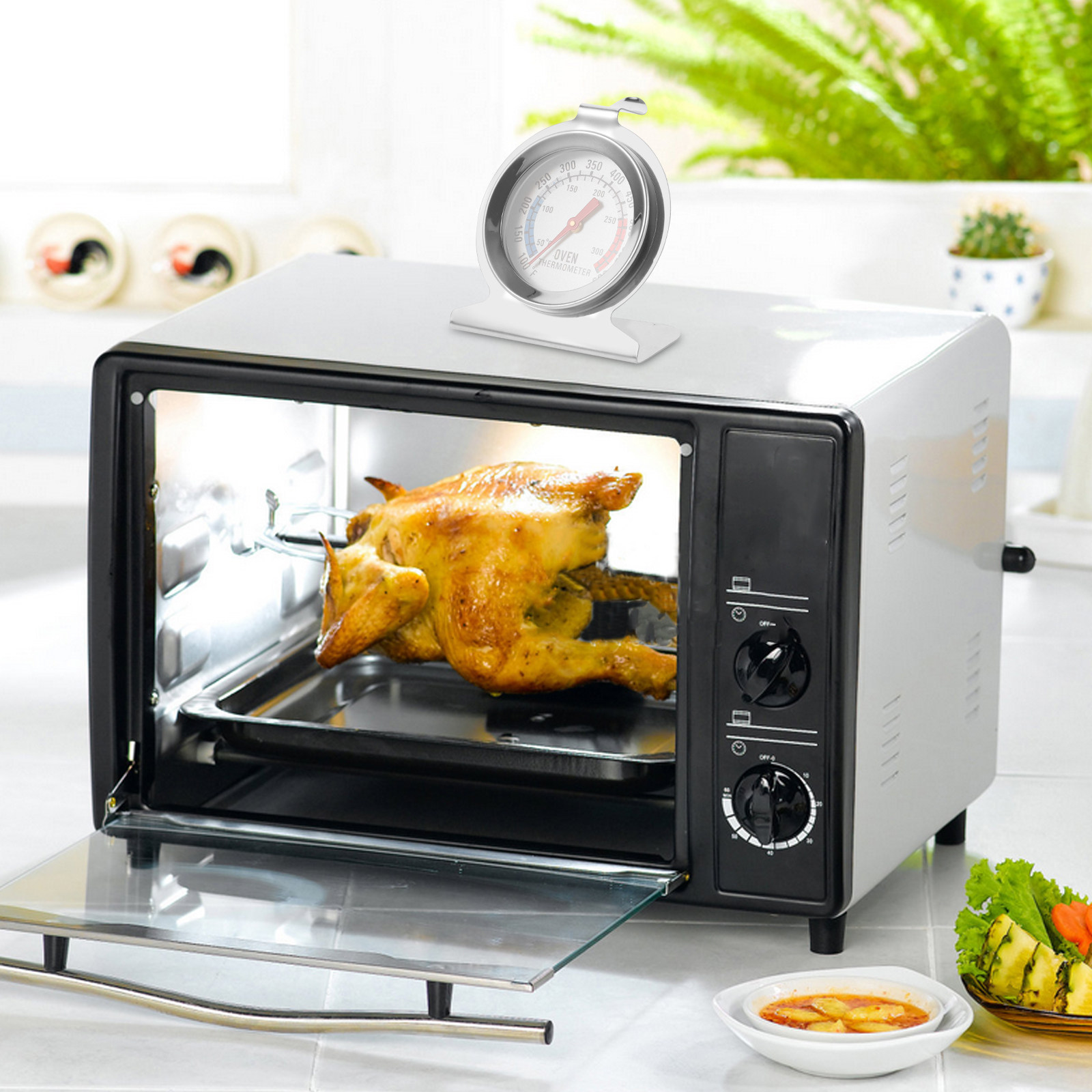 2Pcs Stainless Steel Oven Ther - đánh giá và giá Kitchen Baking Oven