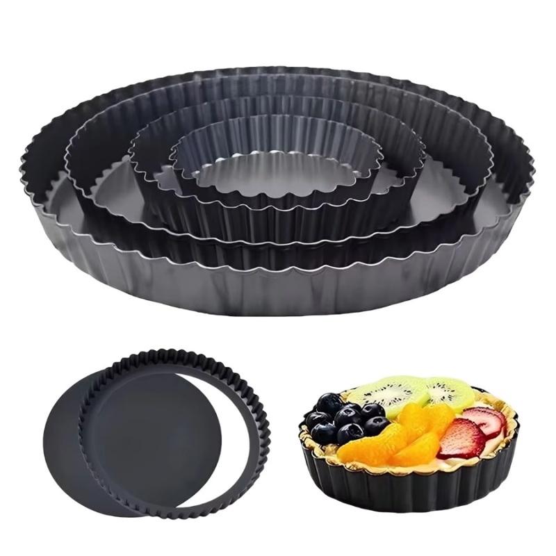 1pc Removable Bottom Fluted Ta - đánh giá và giá Kitchen Baking Oven